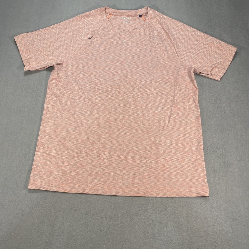 Rhone Reign Short Sleeve Performance Tee Mens Large Rhone Cabana Red Color